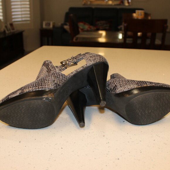 High Heel Peep-Toe Platform Sandals Size 11 - Picture 5 of 9